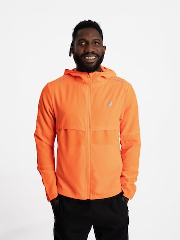 Veste de sport 'mymotus®, men comfort running jacket, shocking orange, RM41' mymotus en orange : devant