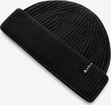 Fawler Beanie in Black: front