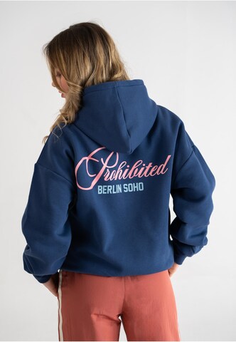 Prohibited Sweatshirt 'Stadium' in Blau
