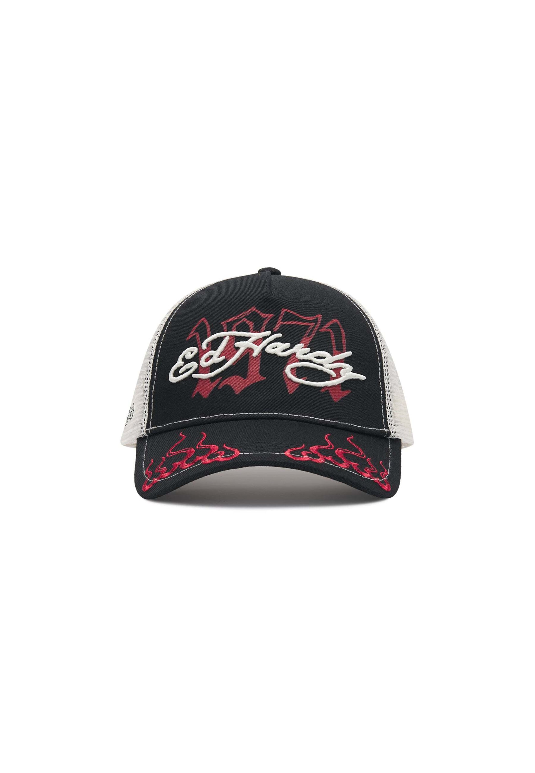 Ed Hardy Cap '1971' in Black