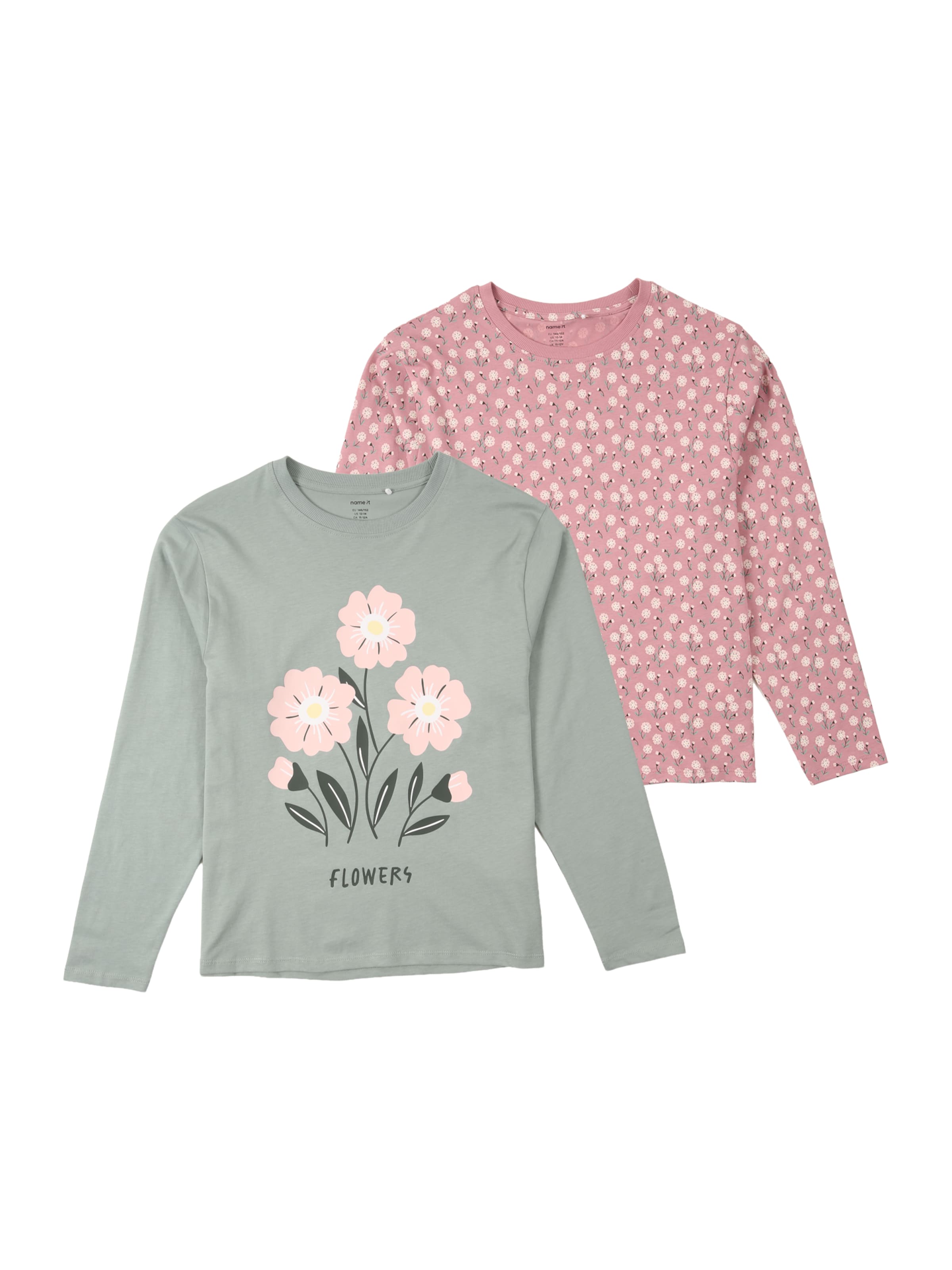 T-Shirt 'NKFVELDA' NAME IT en vert : devant