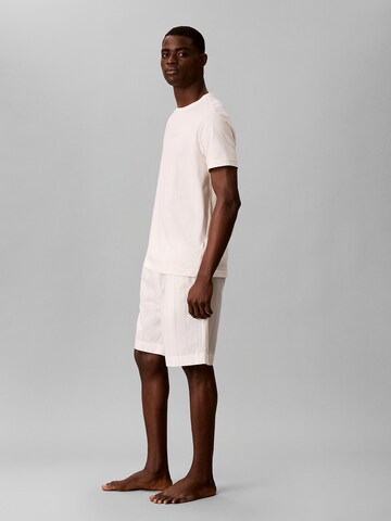 Pyjama court Calvin Klein en beige