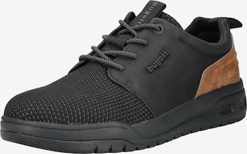 Baskets basses bugatti en noir : devant