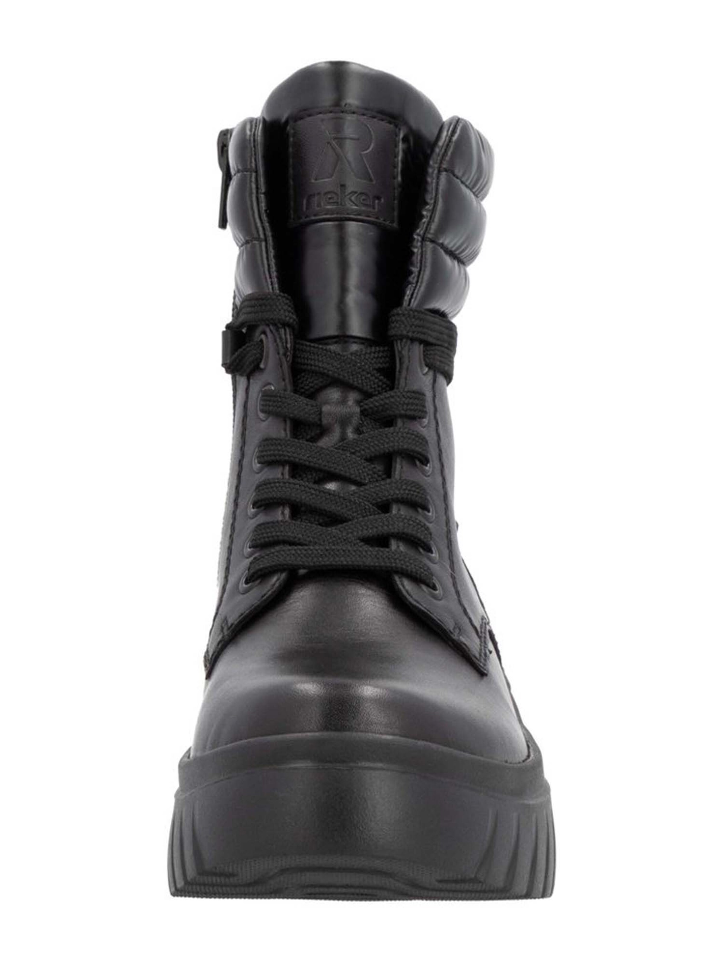 Rieker Sport Fűzős rövid szárú csizmák - fekete