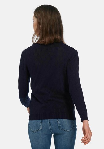 Peter Hahn Knit Cardigan in Blue