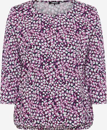 Olsen Shirt, mit elastischem Saum in Lila: Vorderseite