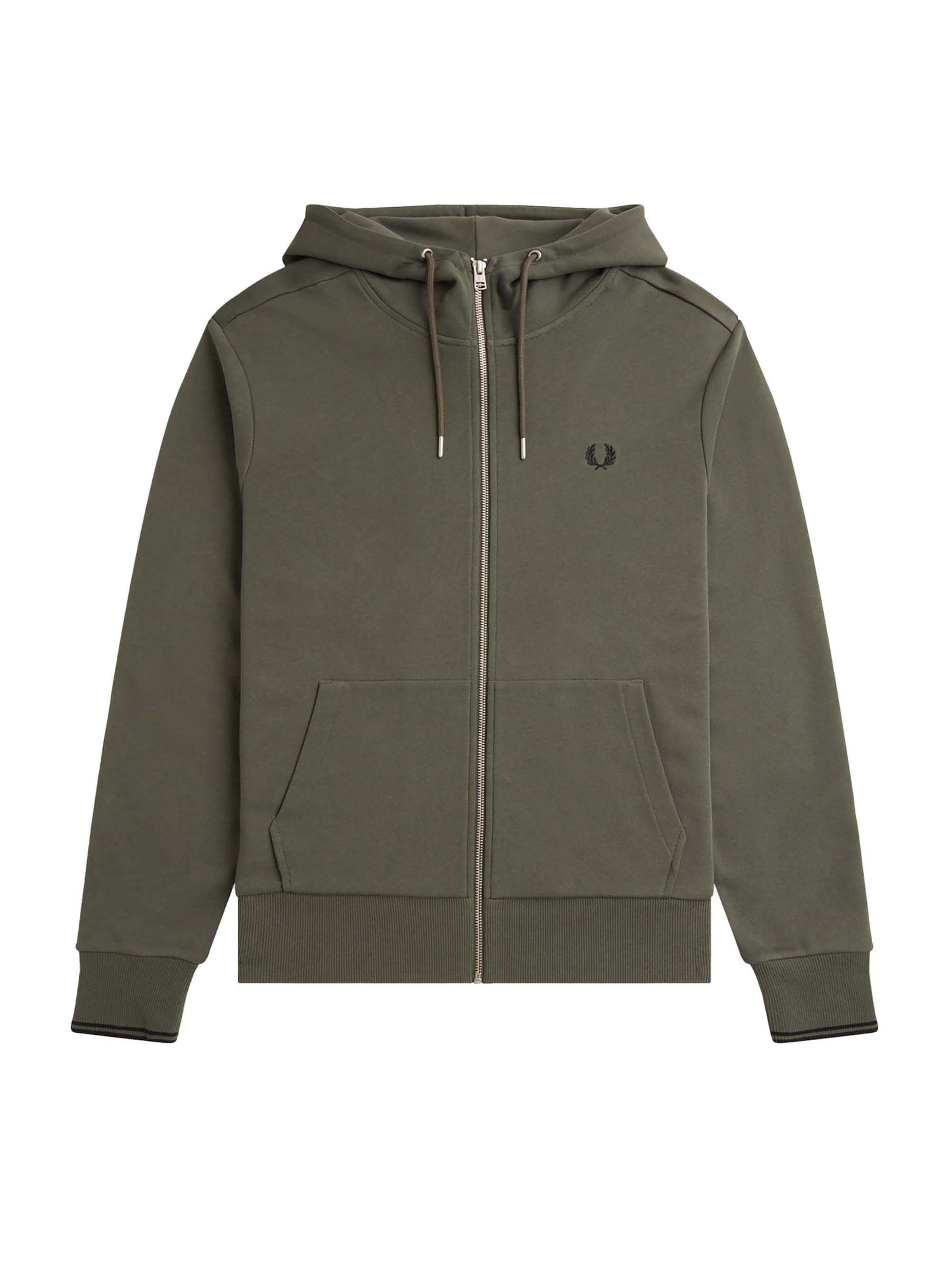 Fred perry 2024 hoodie green