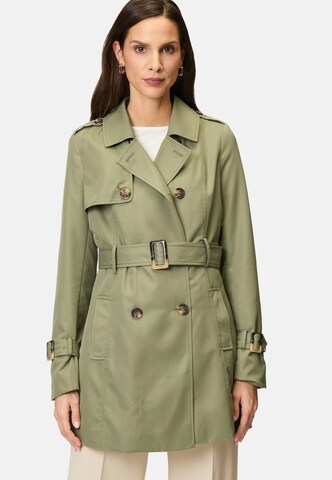 Cappotto di mezza stagione di zero in verde: frontale