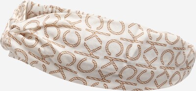 Calvin Klein Traka za kosu u boja pijeska / smeđa / bijela, Pregled proizvoda