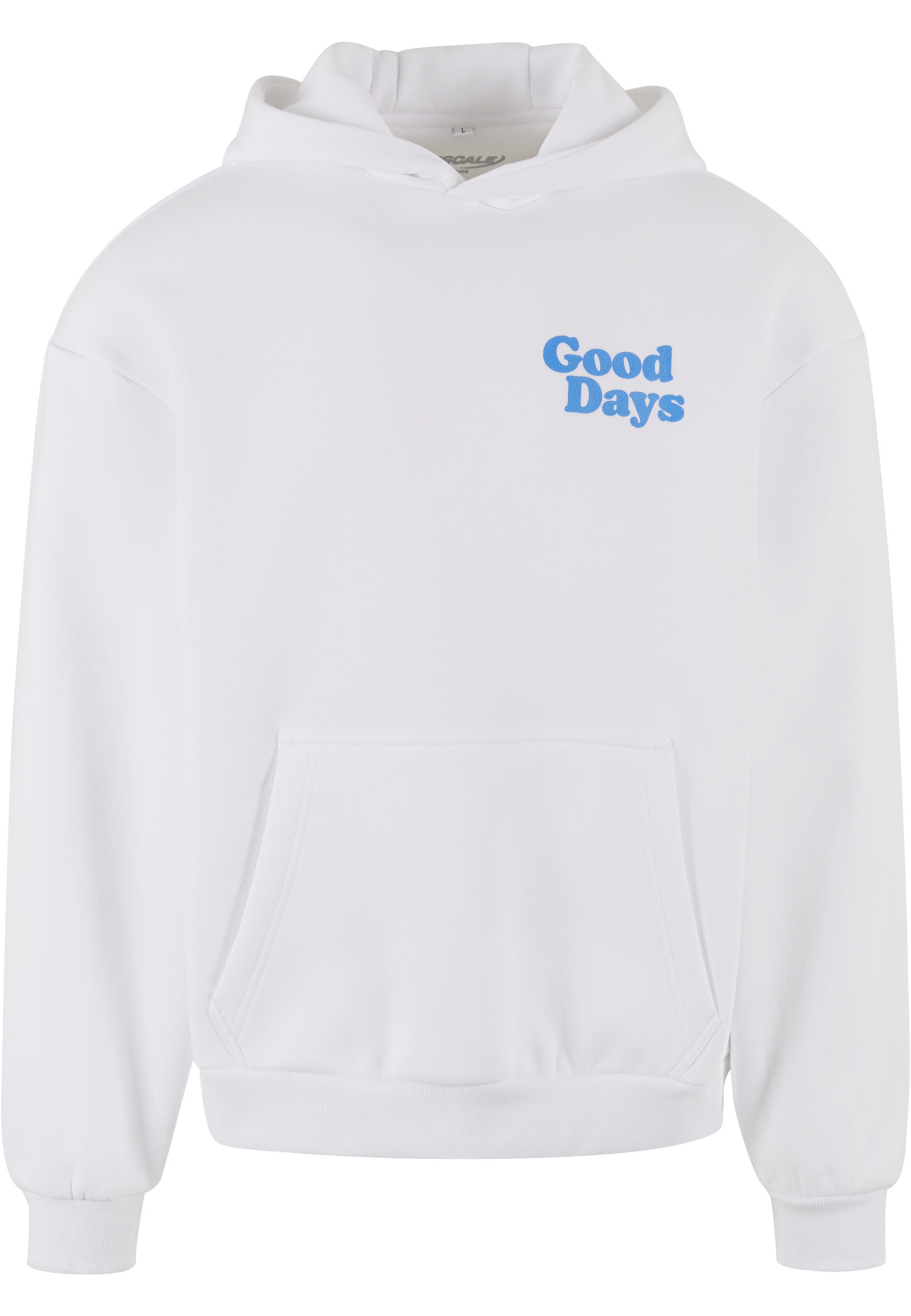 MT Upscale Sweatshirt 'Good Days' in Weiß: Vorderseite