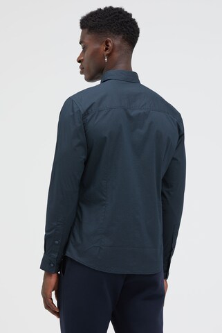 CMPD Regular fit Button Up Shirt in Blue