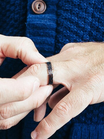 Akitsune Ring 'Argius' in Schwarz