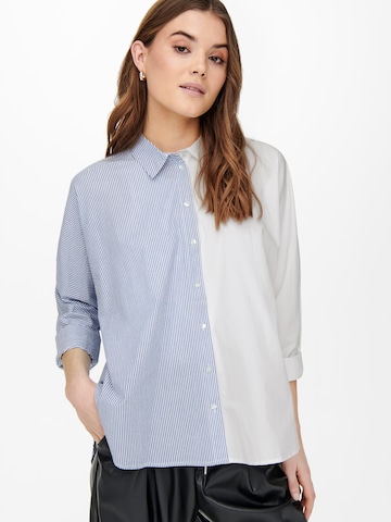 ONLY Blouse 'New Grace' in Blue: front