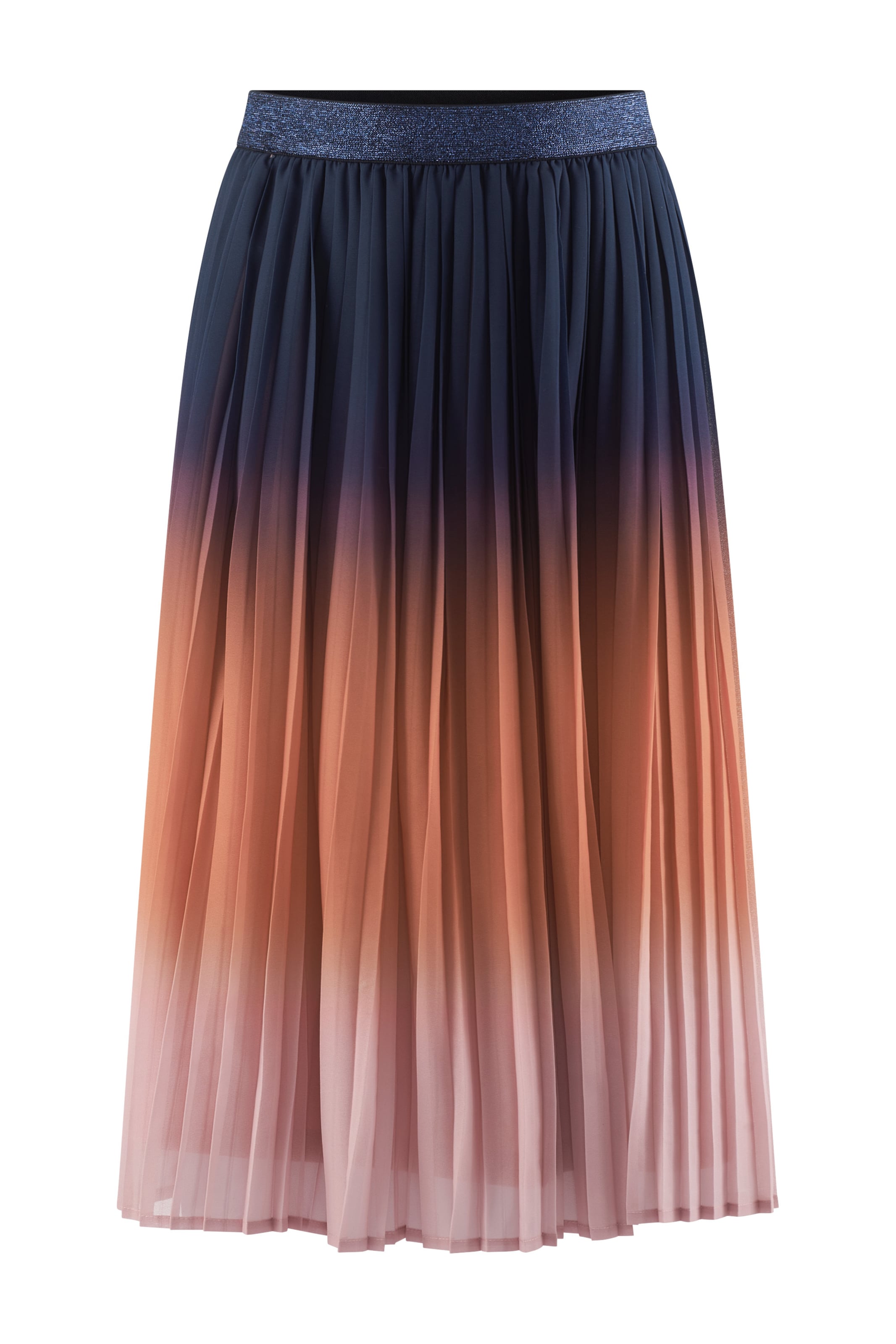 happy girls - Falda en azul: frente
