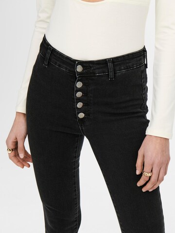 ONLY Skinny Jeans 'BLUSH' in Schwarz