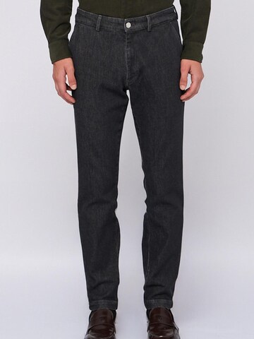 Trussardi Slimfit Jeans in Grijs: voorkant