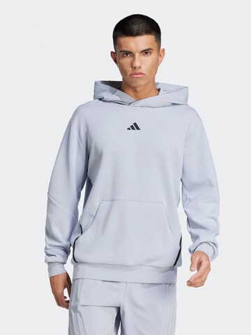 ADIDAS PERFORMANCE Αθλητική μπλούζα φούτερ 'Designed For Training' σε γκρι: μπροστά