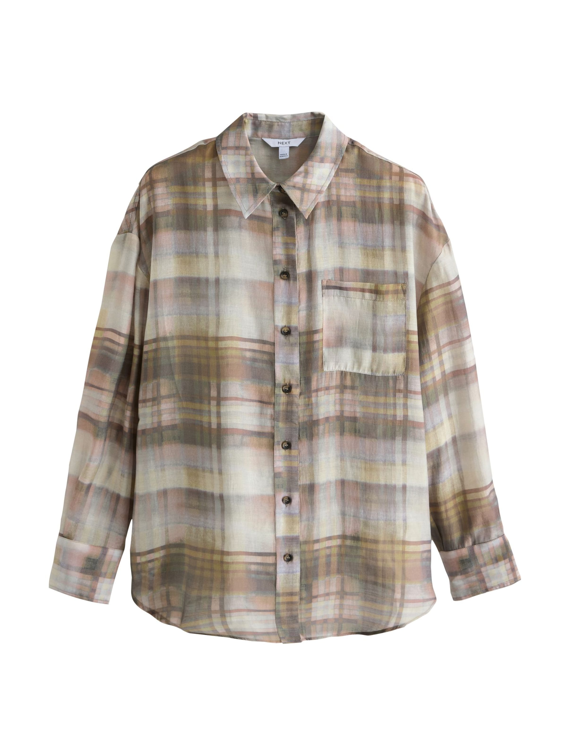 Next Bluse in Braun: Vorderseite