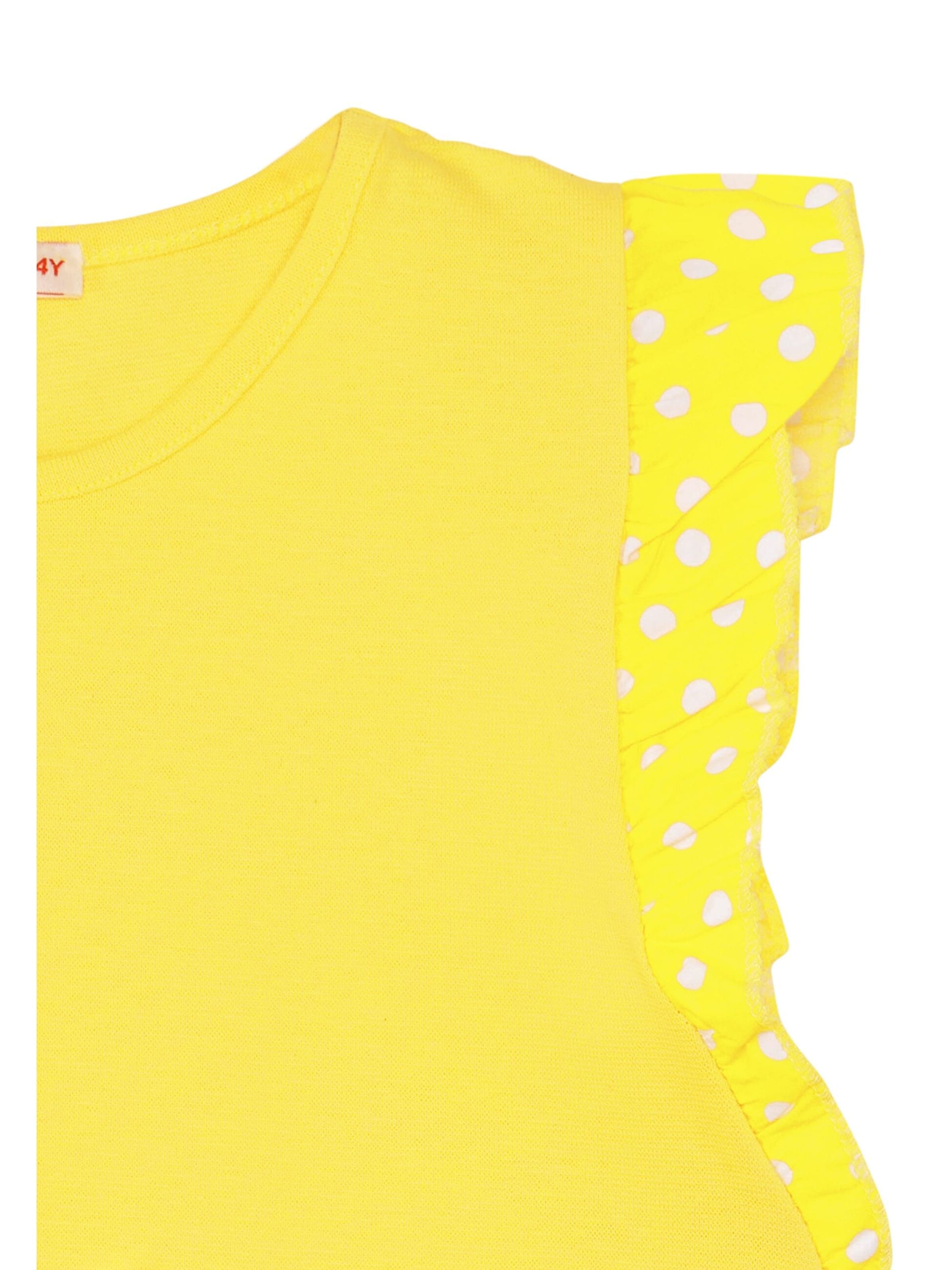 Abito 'Daisy Garden' di Denokids in giallo