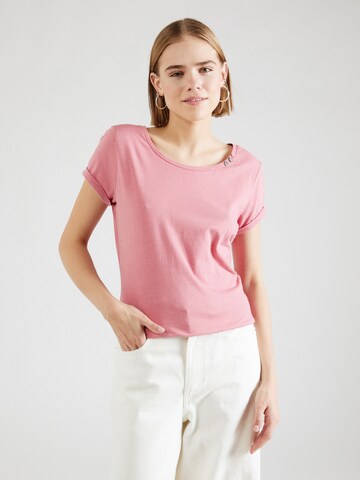 Ragwear Shirts 'FLLORAH' i pink: forside