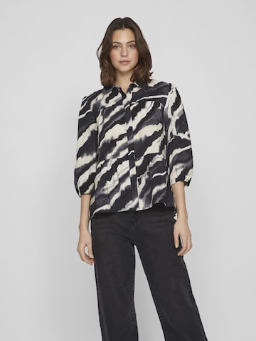 VILA Blouse in Zwart: voorkant