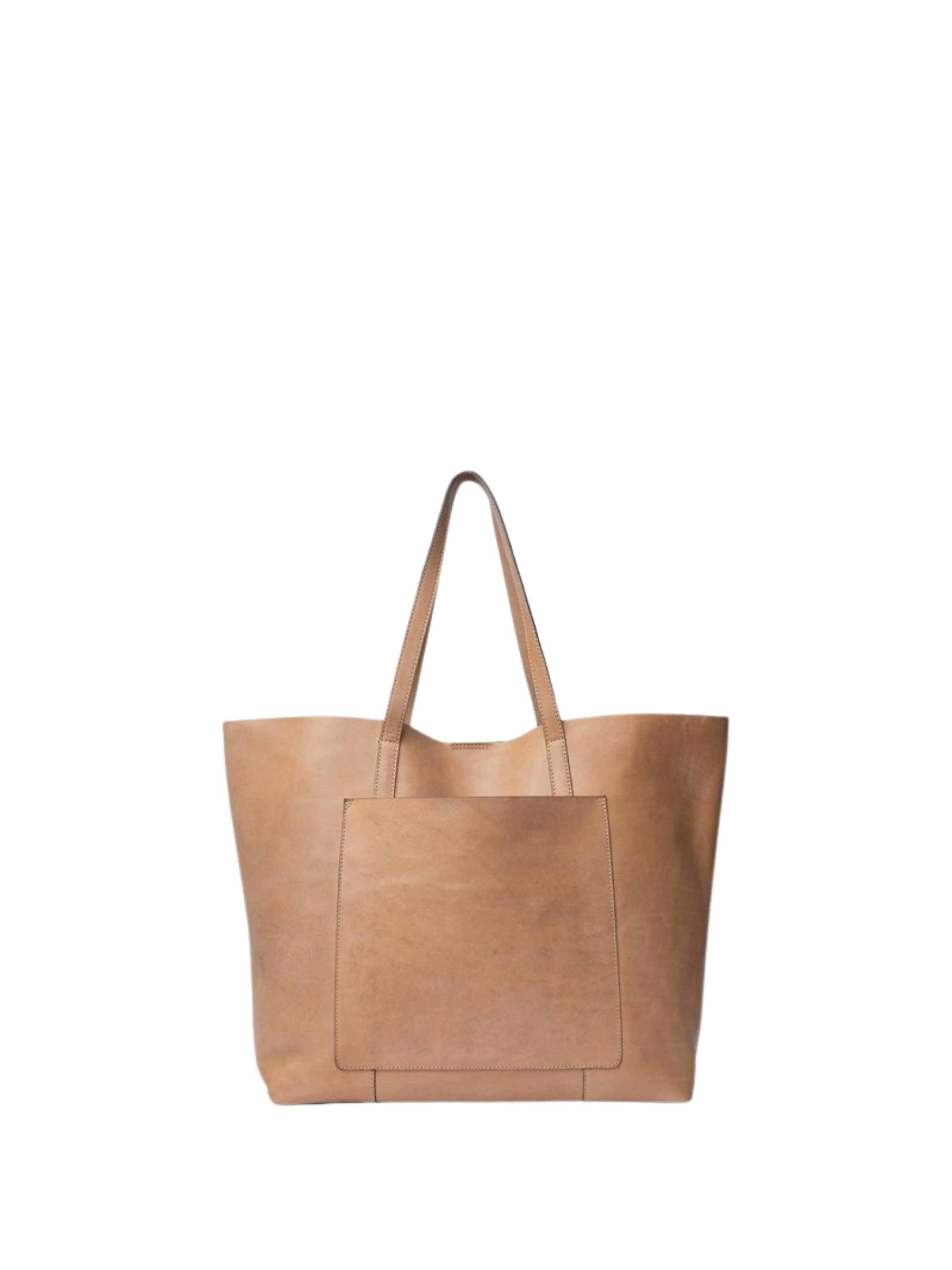 Cabas ' Nuha ' RE:DESIGNED en marron : devant