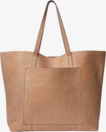 Cabas ' Nuha ' RE:DESIGNED en marron : devant