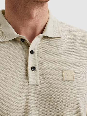 Maglietta 'Polo shirt with texture and ribbed hems' di PME Legend in beige