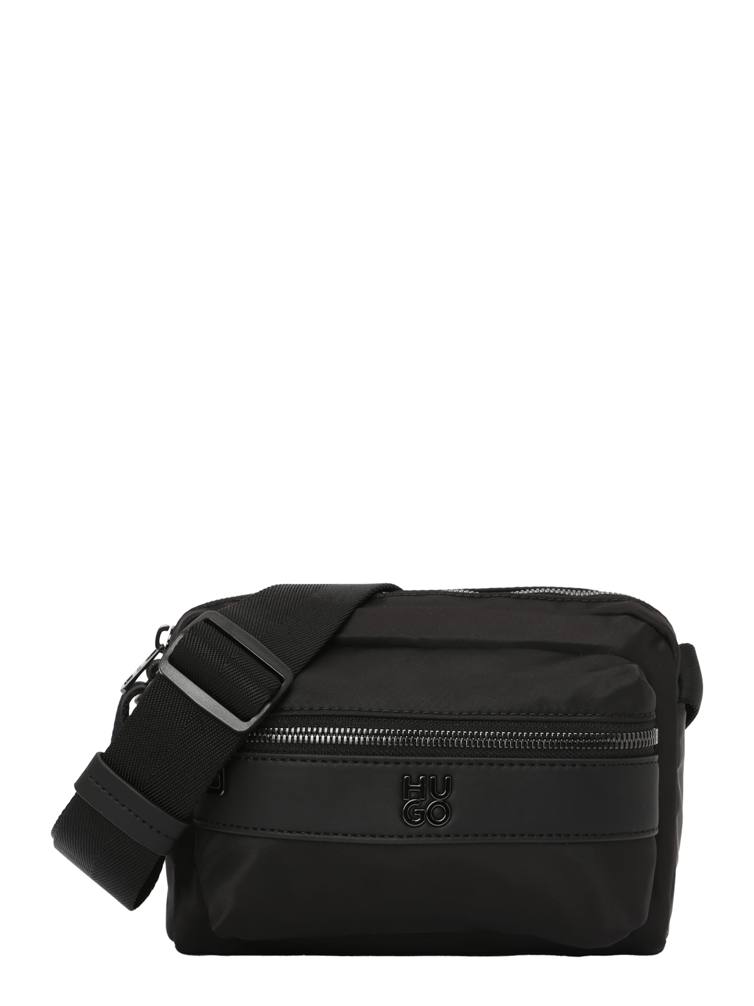 HUGO Crossbody Bag 'Quantic_N' in Black: front
