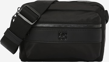 juoda HUGO Rankinė su ilgu dirželiu 'Quantic_N': priekis