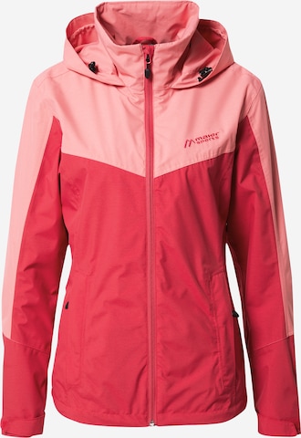 Veste outdoor Maier Sports en rouge : devant