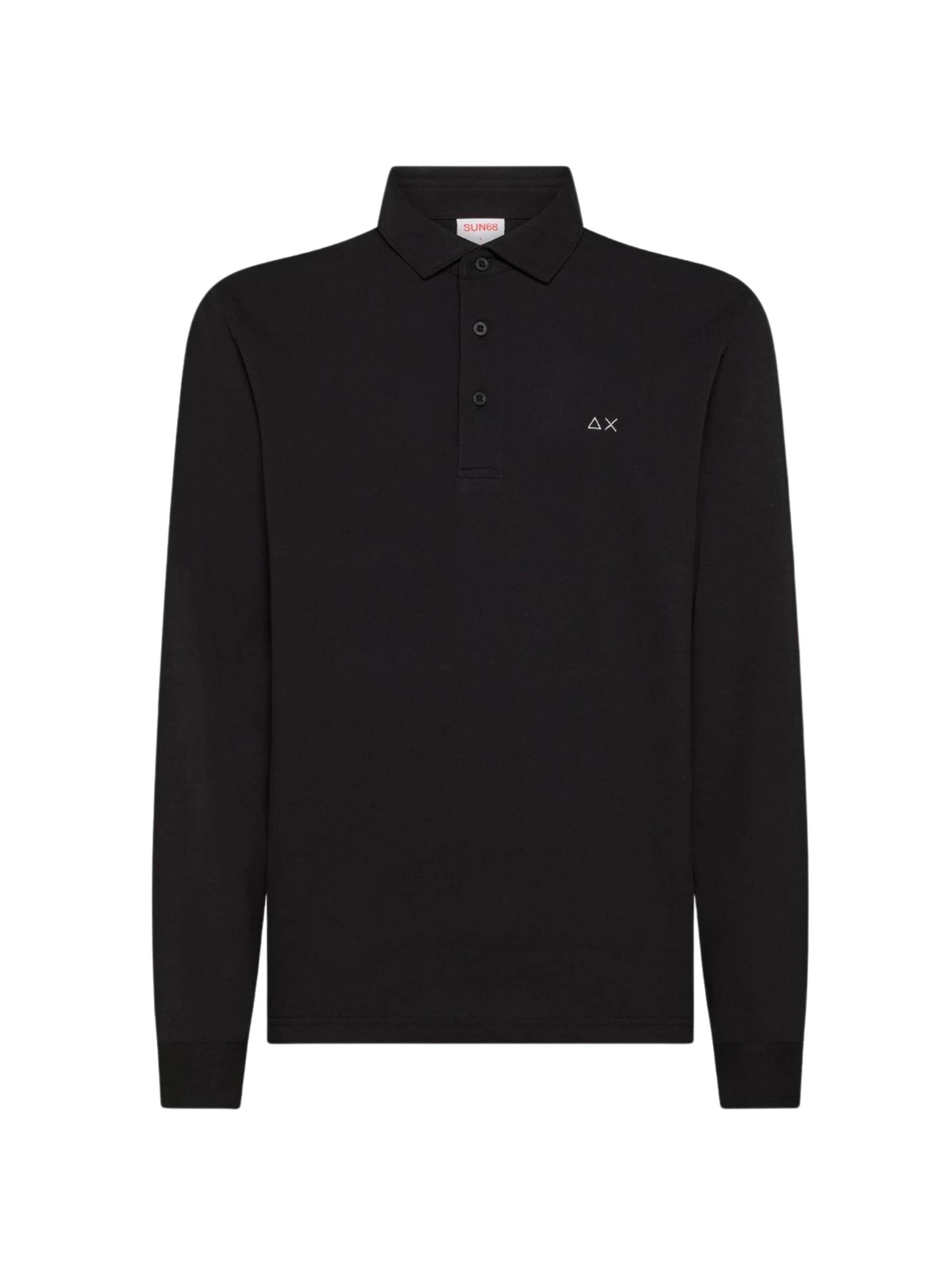 SUN68 - Camiseta 'A45106' en negro: frente