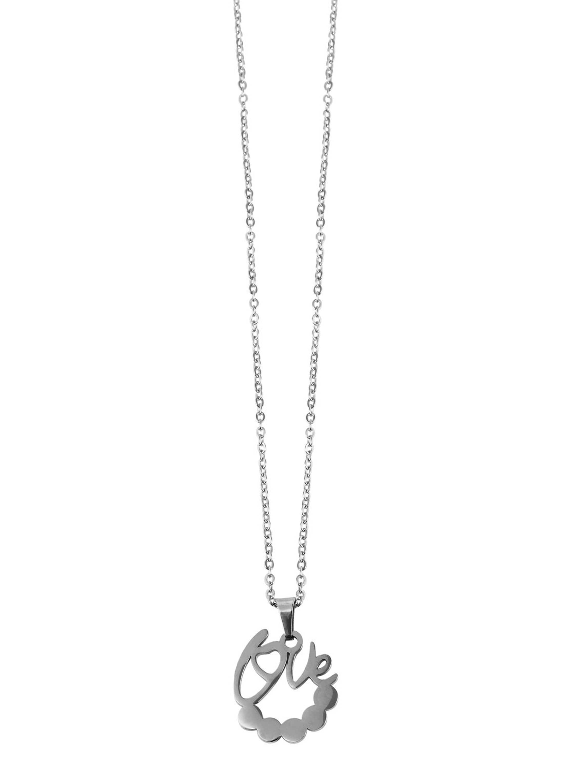 Akzent Schmuckset 'Edelstahl silber'‌‌ in Silber