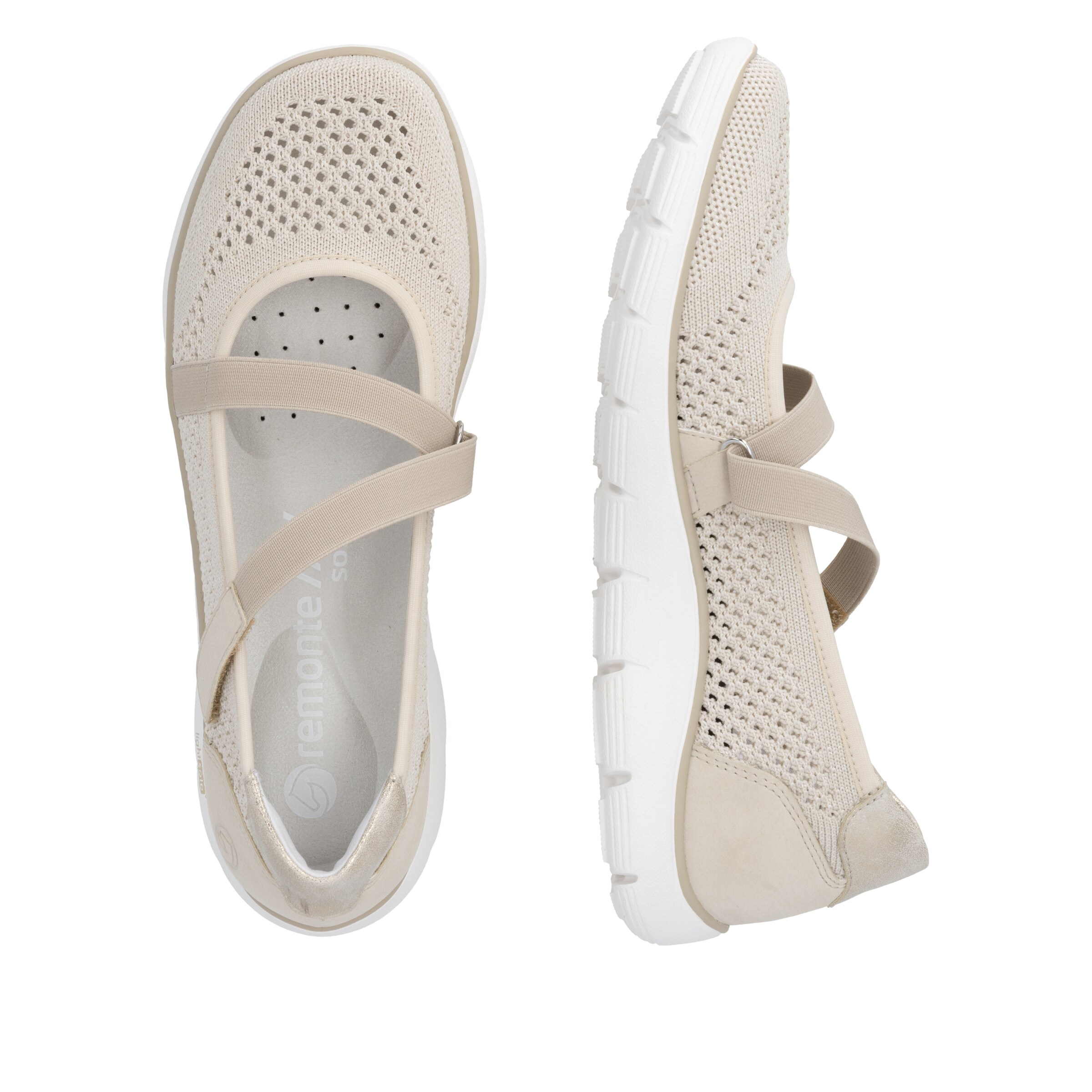 REMONTE Ballerina in Beige