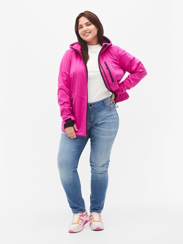 Zizzi Funktionsjacke 'KALUKA' in Pink