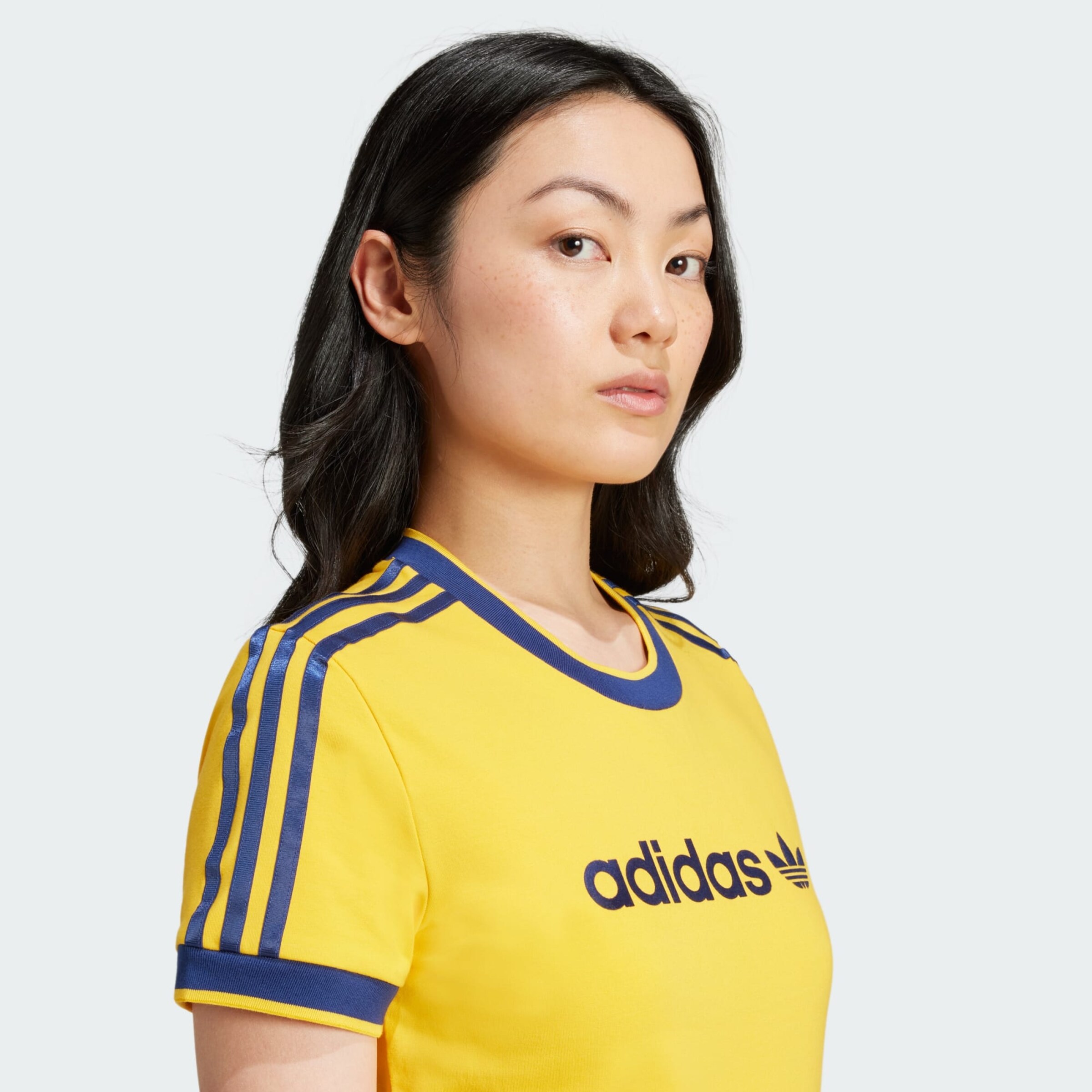 ADIDAS ORIGINALS Shirt in Yellow ABOUT YOU