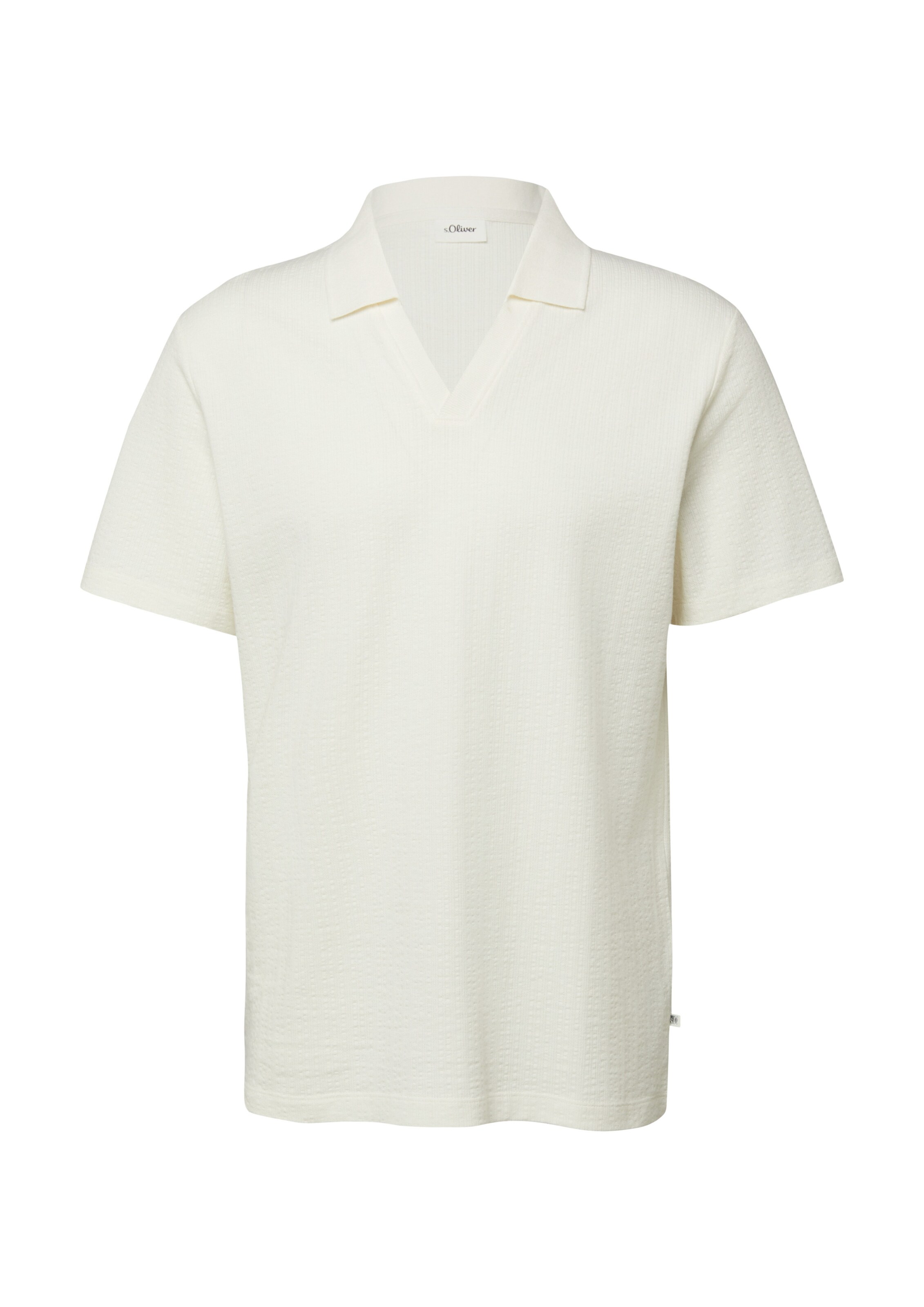 s.Oliver Polo-Shirt in creme, Produktansicht