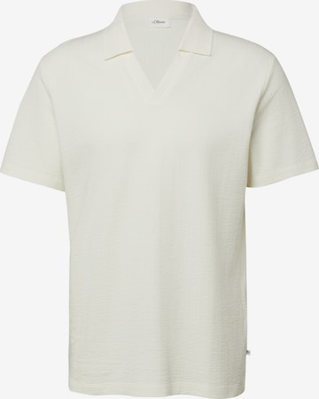 T-Shirt s.Oliver en beige : devant