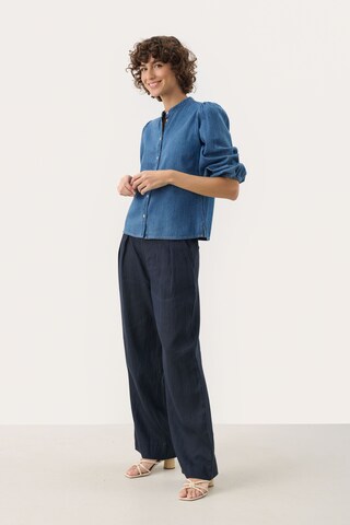Part Two Bluse 'Nicolie' i blå