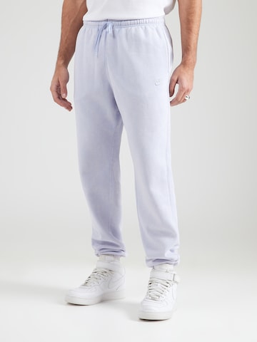 Nike Sportswear Regularen Hlače 'CLUB' | vijolična barva: sprednja stran
