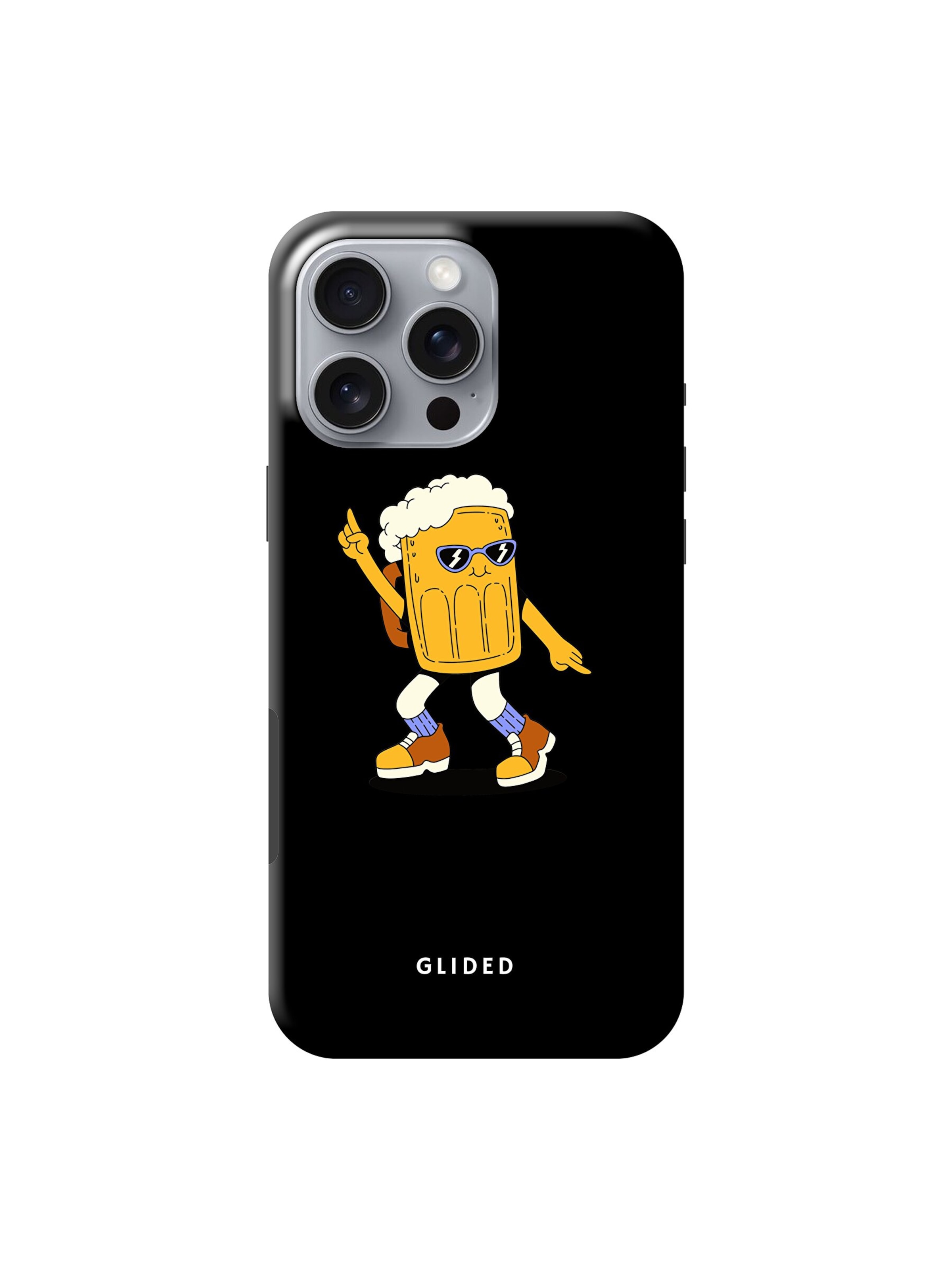 Glided Smartphonehülle 'Brew Dance Glided Handyhülle' in Schwarz