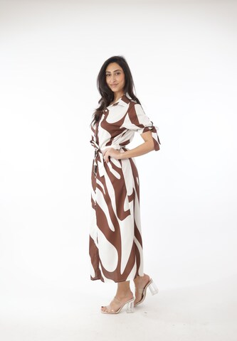 Elara Blusekjole i brun