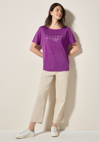 CECIL T-Shirt in Lila: Vorderseite