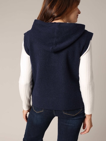 Deeluxe Gebreid vest 'Selinda' in Blauw