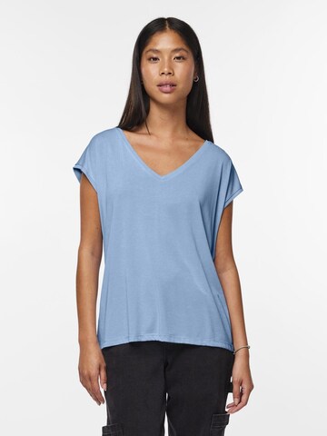 PIECES T-Shirt 'KAMALA' in Blau: predná strana