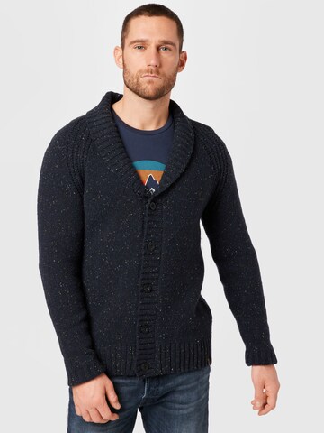 CAMEL ACTIVE Knit Cardigan in Black: front