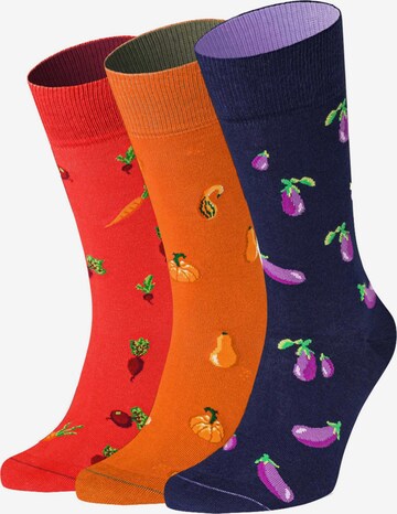 Von Jungfeld Socken in Lila: predná strana