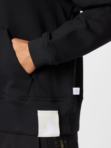 ADIDAS SPORTSWEAR Bluzka sportowa 'Lounge Heavy French Terry' w kolorze czarny