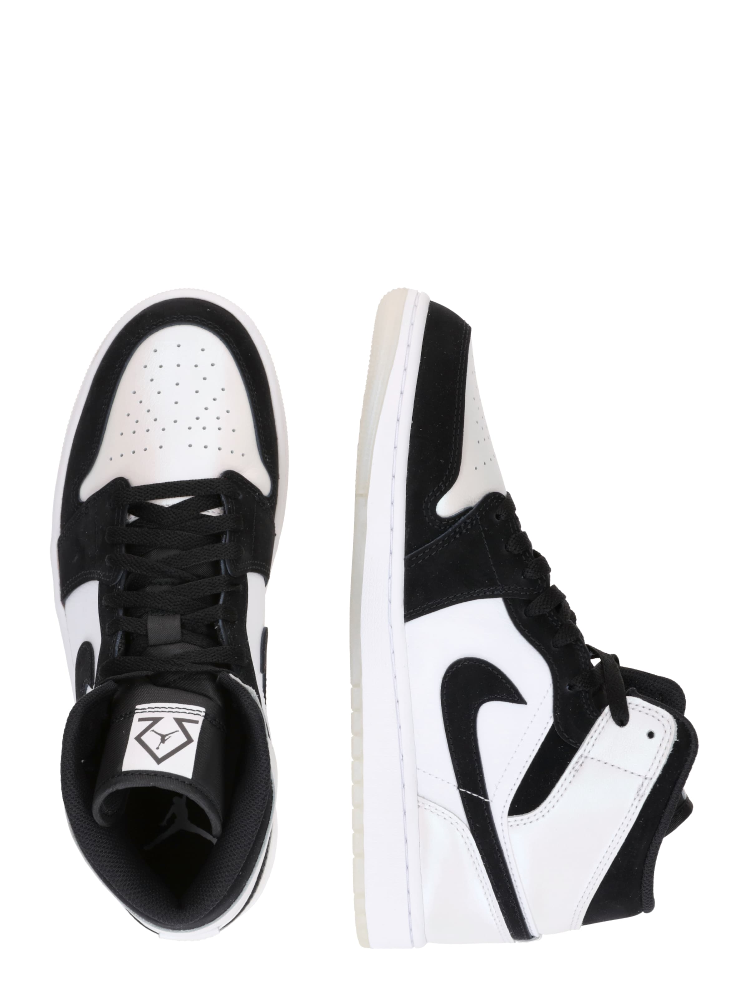 Jordan Kõrged ketsid 'AIR JORDAN 1', värv valge: külje pealt