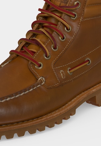 TIMBERLAND Fűzős csizma - barna